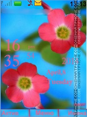 Flower tema screenshot