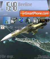 Capture d'écran Air Force thème