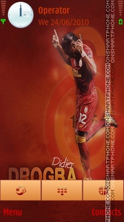 Capture d'écran Galatasaray Drogba thème