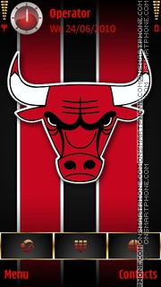 Chicago Bulls tema screenshot