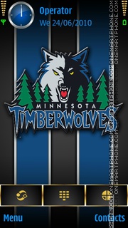 Minn Timberwolves tema screenshot