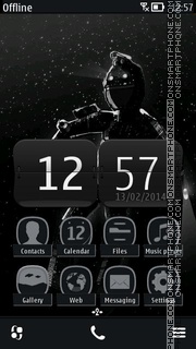 Space Friend tema screenshot