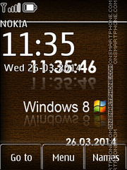 Capture d'écran Windows 8 Dark Skies thème