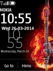 Fire Guitar 01 Theme-Screenshot