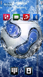 Football HD theme screenshot