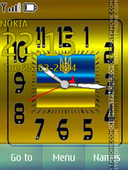 Capture d'écran Ukraina Clock thème