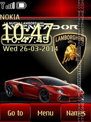 Скриншот темы Lamborghini 22