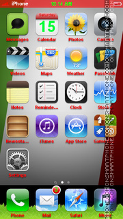 Italy Flag 04 tema screenshot