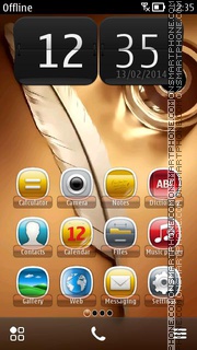 Notes HD tema screenshot