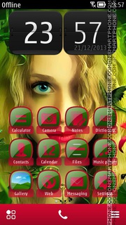 Beautiful Girl 13 tema screenshot