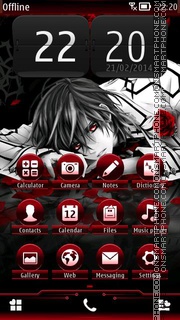 Vampire Knight 01 es el tema de pantalla