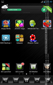 Dark 07 tema screenshot