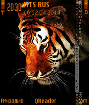 Capture d'écran The Tiger thème