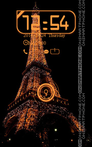 Eiffel Tower tema screenshot