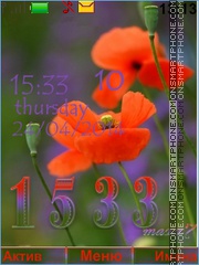 Poppies red Theme-Screenshot