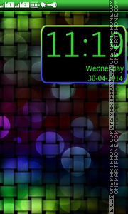 Capture d'écran Colorful Texture thème