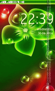 Hd Flower tema screenshot