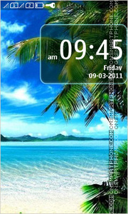 Sea Paradise Shore es el tema de pantalla