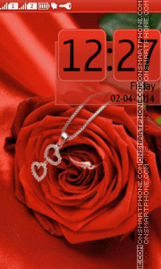 Capture d'écran Rose & Diamond thème