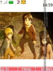 Shingeki no Kyojin theme screenshot