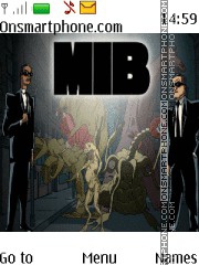 Men In Black theme screenshot