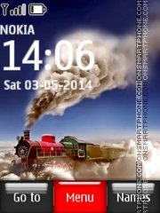 Vintage Retro Train tema screenshot