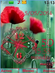 Poppies tema screenshot