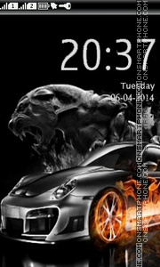 Porsche theme screenshot