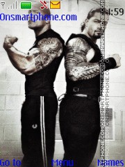 Capture d'écran WWE The Rock & Roman Reigns thème