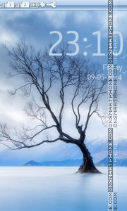 Lonely Tree tema screenshot
