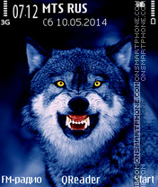 Night Wolf tema screenshot