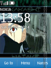 Anime Kakashi Hatake es el tema de pantalla