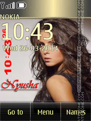 Nyusha 02 es el tema de pantalla