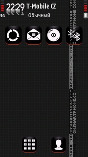 Dark Gray tema screenshot