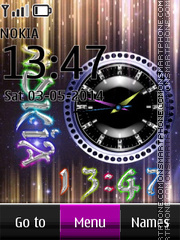 Nokia Dual Clock 11 Theme-Screenshot