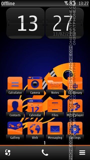 Rocket 01 tema screenshot