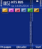 Blue-Style tema screenshot