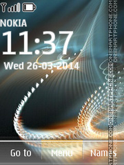 Abstract Lines tema screenshot