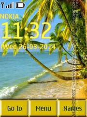 Beach and Palms Theme-Screenshot