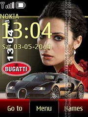 Скриншот темы Bugatti 21