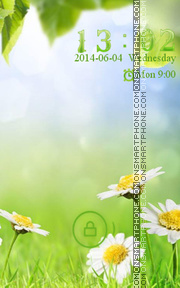 Daisies tema screenshot