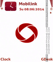 Maroon&white tema screenshot