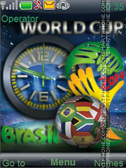 Capture d'écran Fifa world cup 2014 thème