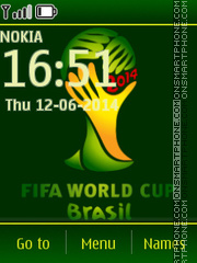 Скриншот темы FIFA World Cup 2014 01