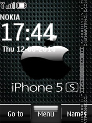 Capture d'écran iPhone 5s Locker thème