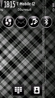 Gray Stripes theme screenshot