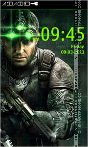 Splinter Cell 240x400 es el tema de pantalla