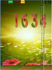 Flowers tema screenshot