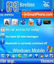 Win Mobile Al es el tema de pantalla