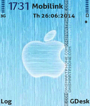 Cyan apple es el tema de pantalla